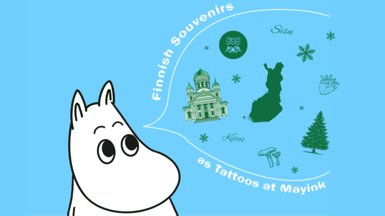 Finland souvenirs as tattoos